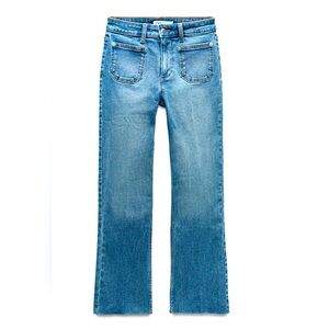 ✨ZARA High Waisted Mini Flair Jeans ✨